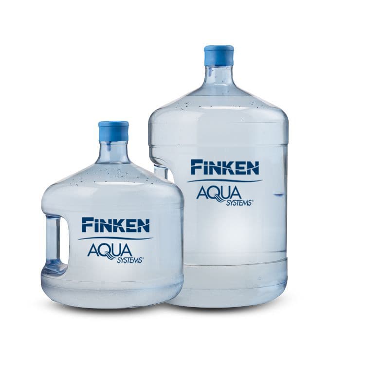 Finken Aqua Systems water bottles and jugs